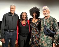 From left to right, David Greaves, Brenda Greene, Bernice Green, and Basir Mchawi.